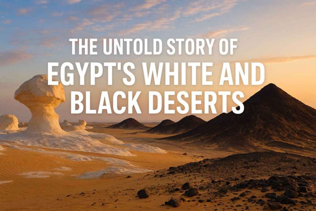 egypts black and white deserts